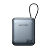 POWERBANK VENTION FHEH0 10000MAH 35W (SZARY)