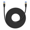 KABEL SIECIOWY W OPLOCIE KAT. 7 BASEUS ETHERNET RJ45, 10GBPS, 8M (CZARNY)