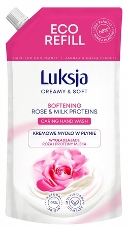 MYDŁO W PŁYNIE ZAPAS LUKSJA RÓŻA 400ML