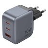 ŁADOWARKA GAN VENTION USB-C+C+A 70W (SZARA)