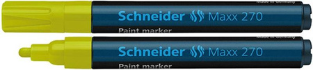 MARKER OLEJOWY SCHNEIDER MAXX 270 ŻÓŁTY OKRĄGŁA 1-3MM