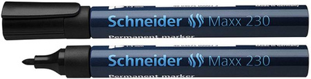 MARKER PERMANENTNY SCHNEIDER MAXX 230 CZARNY OKRĄGŁA 1-3MM