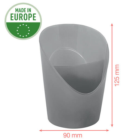 PRZYBORNIK NA DŁUGOPISY 90X90X125MM ESSELTE COLOUR'BREEZE 626270 ZIELONY