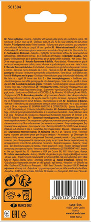 ZAKREŚLACZ BIC HIGHLIGHTER GRIP 896055 MIX*5 1.6-3.3MM 5SZT