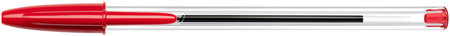 Długopis BIC CRISTAL 847899 czerwony 1.0mm przezroczysta obudowa