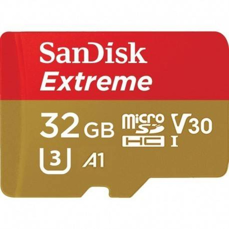 SANDISK EXTREME MICROSDHC 32GB 100/60 MB/S A1 V30 U3