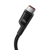 KABEL USB-C DO USB-C BASEUS FISH-EYE 100W, 1M (CZARNY)