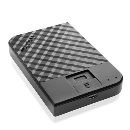 VERBATIM ZEWNĘTRZNY DYSK TWARDY, FINGERPRINT SECURE HDD, 2.5", USB 3.0 (3.2 GEN1), 2TB, 53651, CZARNY, 256-BIT AES