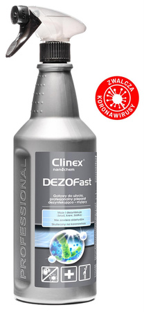 PREPARAT BAKTERIOBÓJCZY, WIRUSOBÓJCZY, GRZYBOBÓJCZY CLINEX DEZOFAST 1L