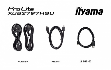 IIYAMA MONITOR 27 CALI XUB2797HSU-B2 IPS,FHD,HAS,300CD,(5Y)