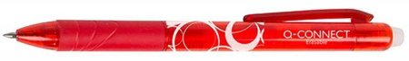 DŁUGOPIS WYMAZYWALNY AUTOMATYCZNY Q-CONNECT CZERWONY 1.0MM