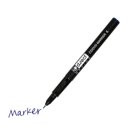 MARKER CD/DVD D.RECT NIEBIESKI 0.4-0.5MM