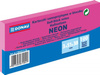 KARTECZKI SAMOPRZYLEPNE 38X51MM DONAU NEON RÓŻOWE 3X100KART