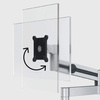 RAMIĘ NA 1 MONITOR STANOWISKO STACJONARNE DURABLE PRO 508323 SREBRNE