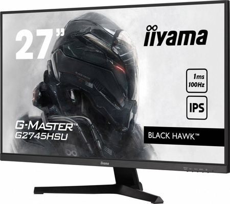 IIYAMA MONITOR G-MASTER G2745HSU-B1 27 CALI G2745HSU-B1 IPS,FHD,100HZ,1MS,2XUSB,2X2W,FREESYNC