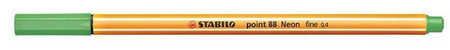 Cienkopis STABILO POINT 88/033 neonowy zielony 0.4