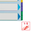 PRZEKŁADKI 1-5 A4 MAXI ESSELTE 100207 MIX