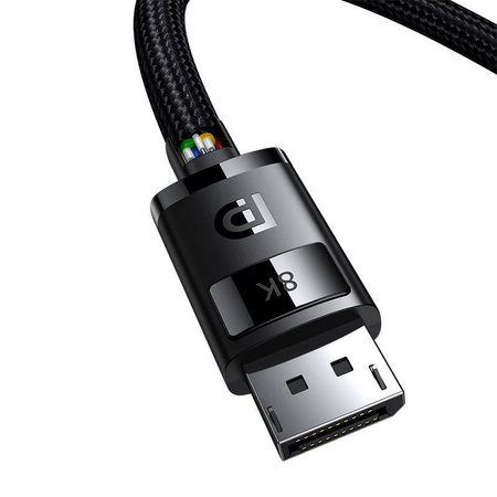 KABEL DP 8K DO DP 8K BASEUS HIGH DEFINITION 5M (CZARNY)