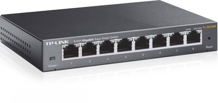 TP-LINK PRZEŁĄCZNIK SMART TL-SG108E 8X1GBE