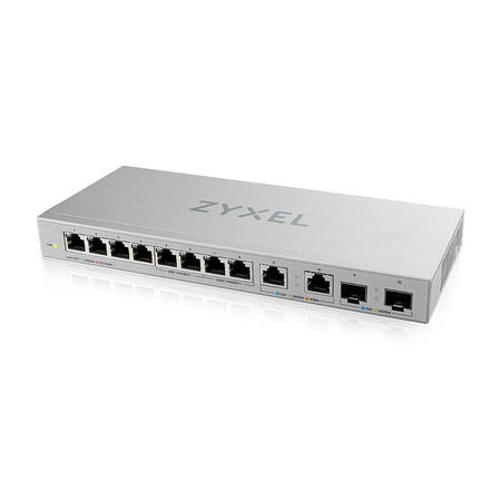 ZYXEL PRZEŁĄCZNIK 12-PORT GIGABIT UNMANAGED SWITCH WITH 8-PORT 1G + 2-PORT 2.5G + 2-PORT SFP+ XGS1010-12-ZZ0102F