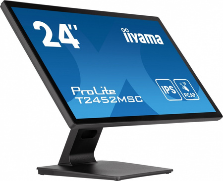IIYAMA MONITOR 24 CALE T2452MSC-B1AG 10 PKT. POJ,IPS,HDMI,DP,2X1W,7H,2XUSB, 400CD/M2,AG-(ANTI GLARE)
