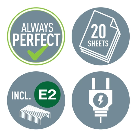 ZSZYWACZ ELEKTRYCZNY LEITZ 5533 55330035 NIEBIESKI 20 KART.