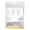 KABEL SIECIOWY W OPLOCIE KAT. 8 BASEUS ETHERNET RJ45, 40GBPS, 0,5M (CZARNY)