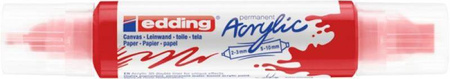 MARKER AKRYLOWY EDDING 5400 MATOWA CZERWIEŃ PODWÓJNY, 2-3 &-5-10 MM