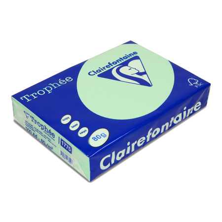 PAPIER KSERO KOLOR A4 TROPHEE ZIELEŃ NATURALNA 80G 500 ARK