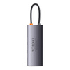 HUB 6W1 BASEUS METAL GLEAM SERIES, USB-C DO 3X USB 3.0 + USB-C PD + MICROSD/SD