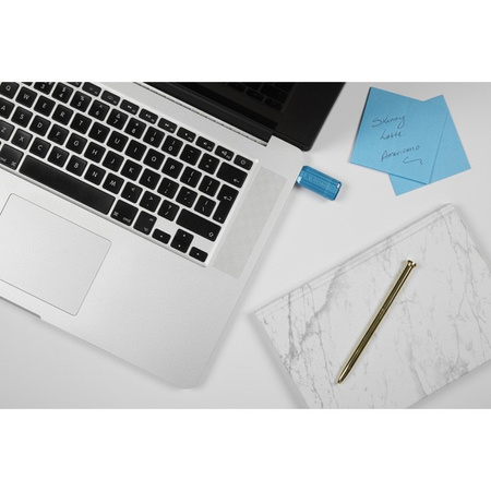 VERBATIM USB FLASH DISK, USB 2.0, 128GB, STORE,N,GO PINSTRIPE, NIEBIESKI, 49461, DO ARCHIWIZACJI DANYCH