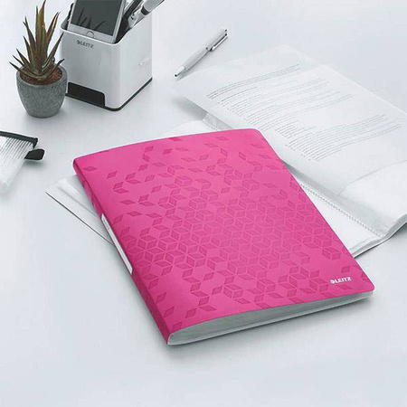 Album ofertowy A4 LEITZ WOW 46310023 różowy 20 koszulek