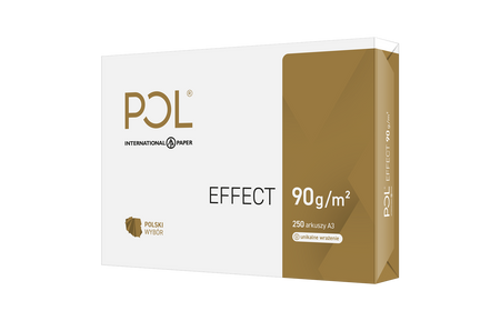 PAPIER SATYNOWANY A3 90G POLEFFECT POLEF090X402 BIAŁY 250ARK