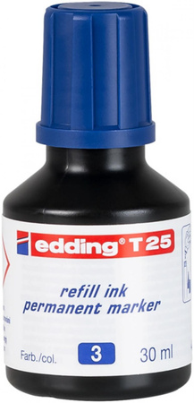 TUSZ DO MARKERÓW PERMANENTNY EDDING T 25 NIEBIESKI 30ML