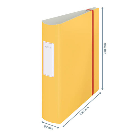 SEGREGATOR A4 LEITZ ACTIVE COSY 180° 82 MM 10380019 CIEPŁY ŻÓŁTY