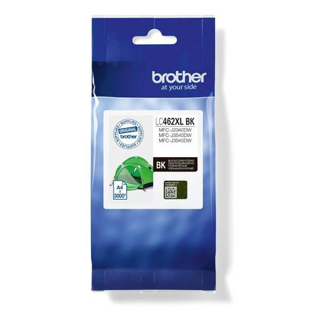 BROTHER ORYGINALNY INK / TUSZ LC-462XLBK, BLACK, 3000S, BROTHER MFC J2340DW, MFC J3540DW, MFC J3940DW