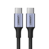 KABEL USB-C DO USB-C UGREEN US316, 100W, 2M (CZARNY)