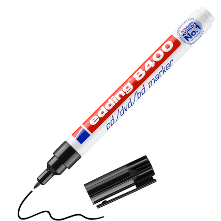 MARKER CD/DVD EDDING 8400 CZARNY 0.5-1MM