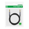 KABEL JACK 3,5MM AUX UGREEN 1.5M (CZARNY)