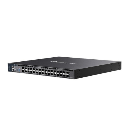TP-LINK Przełącznik zarządzalny SX6632YF agregujący L3   Omada, stackowalny, 26 slotów SFP+ 10G, 6 slotów SFP28 25G