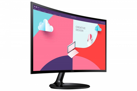 SAMSUNG MONITOR 24 CALE LS24C360EAUXEN VA 1920X1080 FHD 16:9 1XD-SUB 1XHDMI 4 MS (GTG) ZAKRZYWIONY 2 LATA D2D
