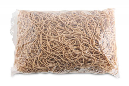 GUMKI RECEPTURKI OFFICE PRODUCTS 100MM 1,5X1,5MM 60% NATURALNE 1KG