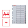 PRZEKŁADKI 1-54 A4 ESSELTE 100109 SZARY PP