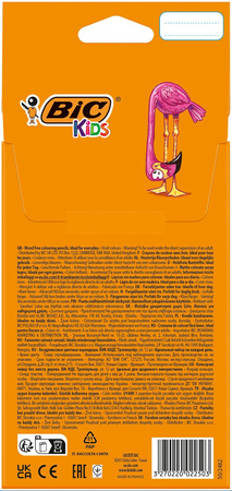 KREDKI OŁÓWKOWE BIC KIDS TROPICOLORS 83256611 MIX*12