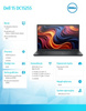 DELL LAPTOP DELL 15 DC15255 W11P R5-7520U/8GB/512GB SSD/AMD RADEON 610M/WLAN + BT/15.6 FHD/BACKLIT KB/3 CELL/65W/3YPS CARBON BLACK (PLASTIC)