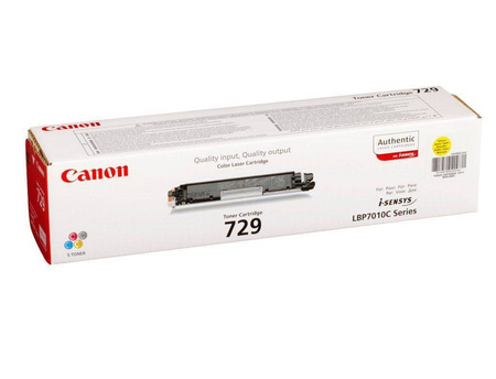 TONER ORYGINALNY CANON CRG729Y 4367B002 YELLOW 1000 STRON