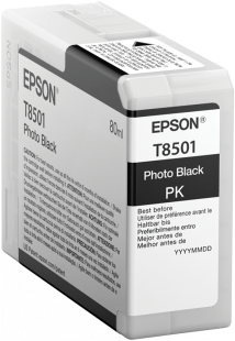 TUSZ ORYGINALNY EPSON T8501 C13T850100 PHOTO CZARNY 80 ML