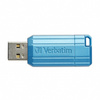 VERBATIM USB FLASH DISK, USB 2.0, 128GB, STORE,N,GO PINSTRIPE, NIEBIESKI, 49461, DO ARCHIWIZACJI DANYCH