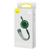 Kabel BASEUS Bright Mirror 3 USB-A-3w1 1.1m (zielony)