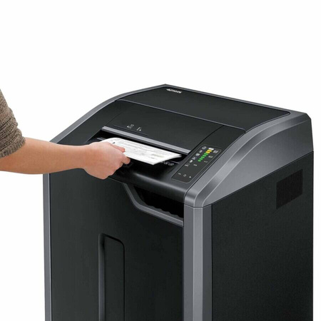 NISZCZARKA P-7/T-6 OTWÓR 305MM FELLOWES 425HS 100063597 CZARNA 10KRT SCINKI 1X5MM 121 LITRÓW